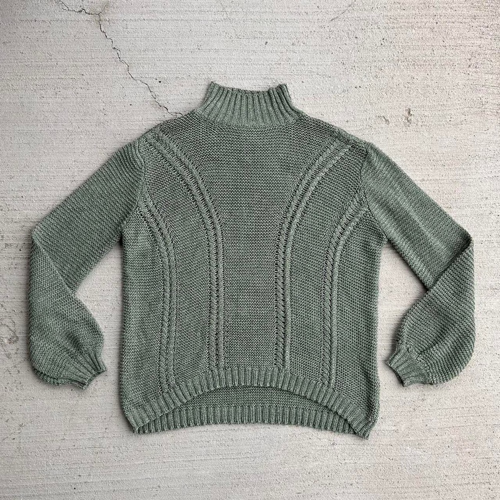Knit Green Sweater